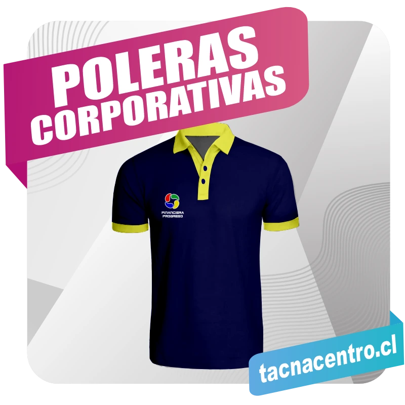 poleras corporativas con logo bordado personalizadas chile