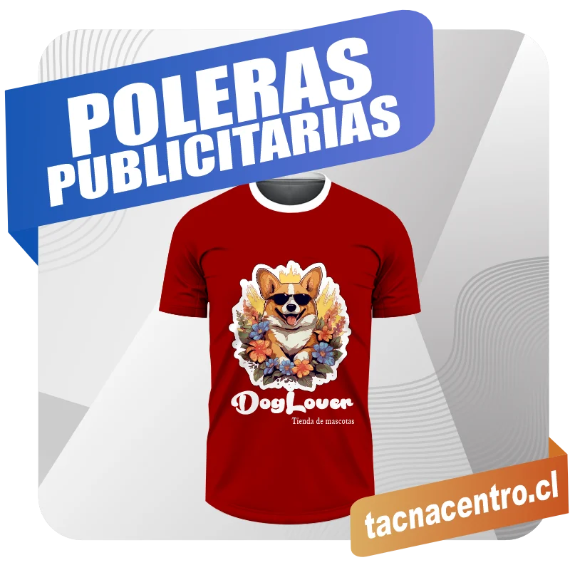 poleras publicitarias promotoras con diseño personalizado chile