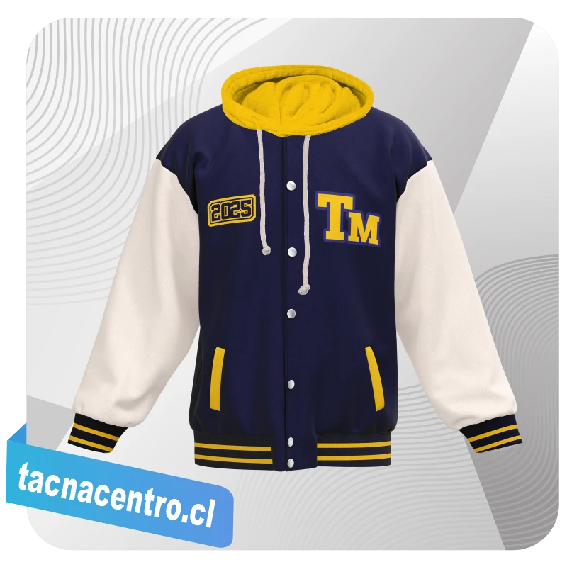 POLERON AMERICANO CON GORRO PERSONALIZADO CHILE