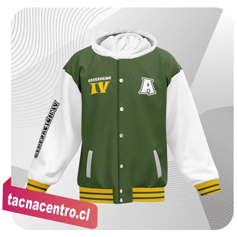 POLERON AMERICANO CON GORRO PERSONALIZADO CHILE