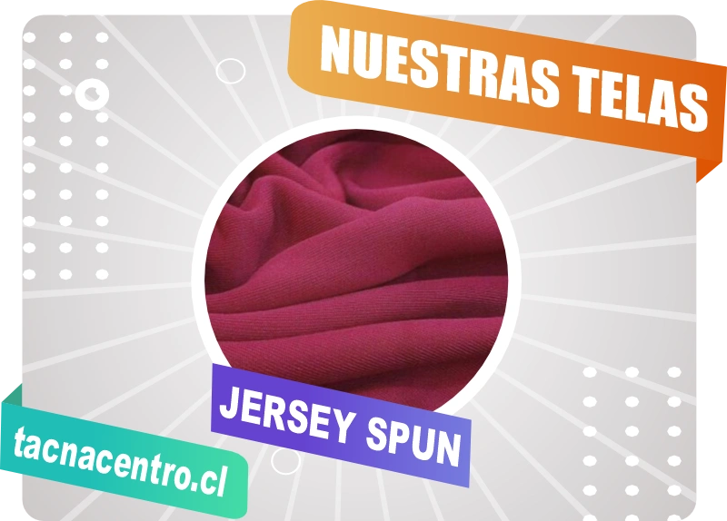 tela jersey spun para confeccion de ropa chile