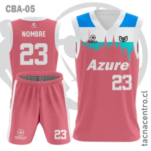 Camisetas de Basketball rosado mangas blancas