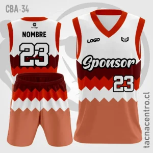 Camisetas de Basketball blanco rojo mangas rojas