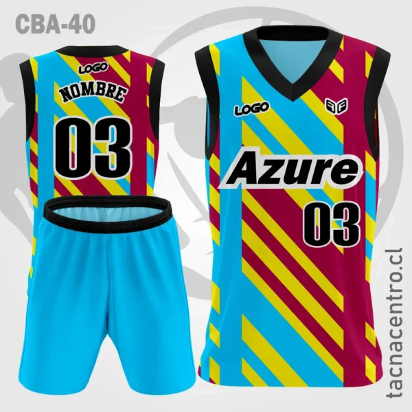 Camiseta de Basquetbol Naranja Gris y Negras 2 Camisetas de Basquetbol celeste rojo amarillo