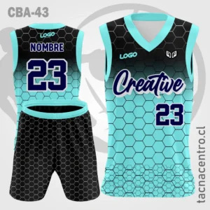 Camiseta de Basquetbol colmena turquesa