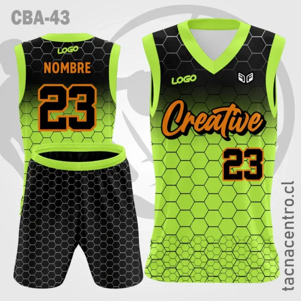 Camisetas de Basquetbol colmena verde