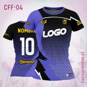 Camisetas de Futbol para Mujeres 9 Camiseta de Futbol Femenino Colmena Morada