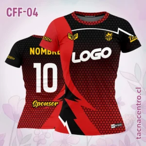 Camiseta de Futbol Femenino Colmena roja