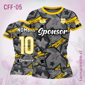 Camiseta de Futbol Femenino Estrella amarilla