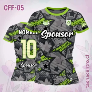 Camiseta de Futbol Femenino Estrella verde