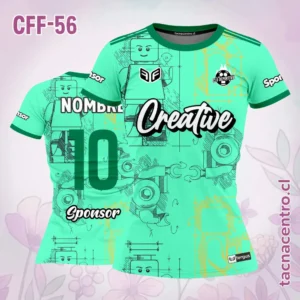 Camiseta de Futbol Femenino Lego verde