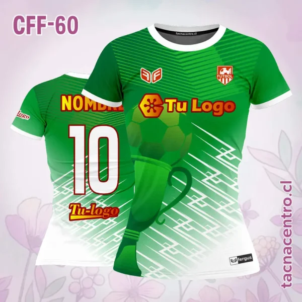 Camiseta de Futbol Femenino Pelota Rosada 5 Camiseta de Futbol Femenino Pelota verde
