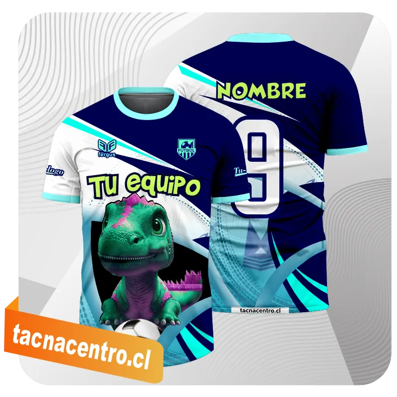 camisetas de futbol para niños modelo personalizado sublimacion chile