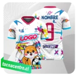 camisetas de futbol para niños modelo personalizado sublimacion chile