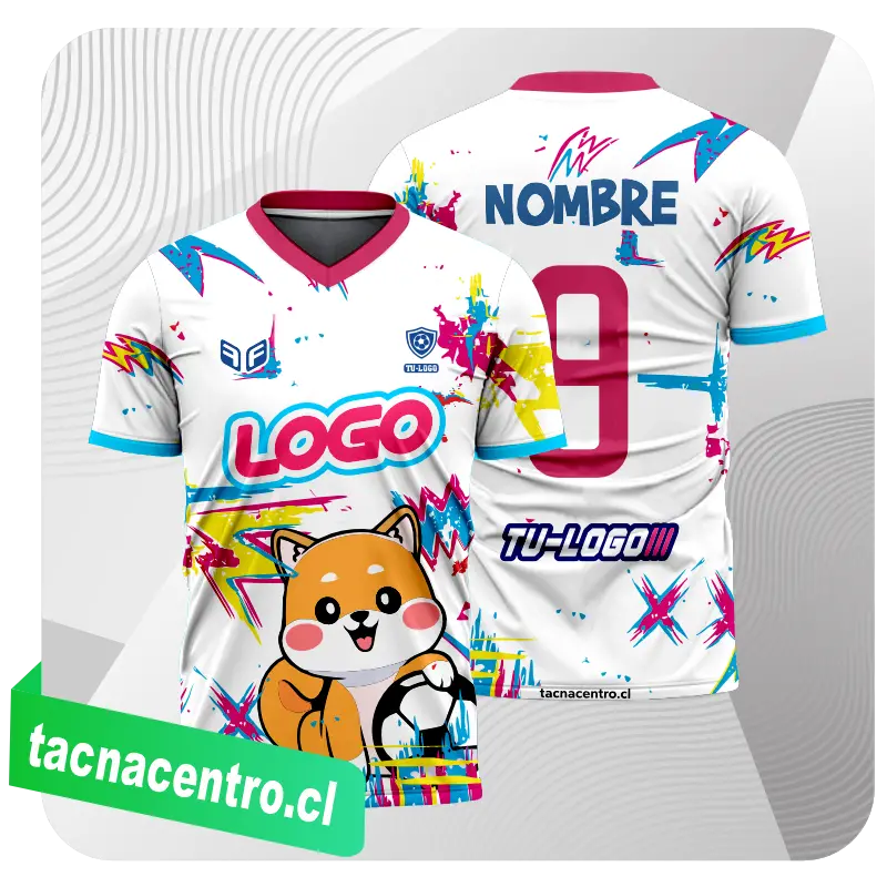 camisetas de futbol para niños modelo personalizado sublimacion chile