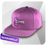 gorra snapback rosa corporativa personalizada