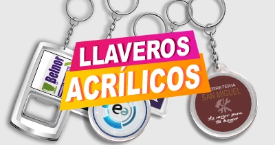 llaveros acrilicos personalizados