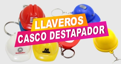 Llaveros Chapita Destapador 14 llaveros casco destapador