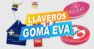 llaveros de goma eva