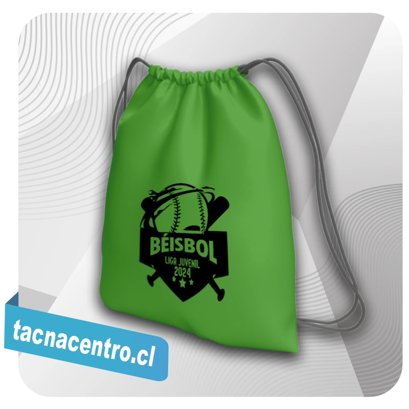 bolsas tipo mochila tnt con logo estampado