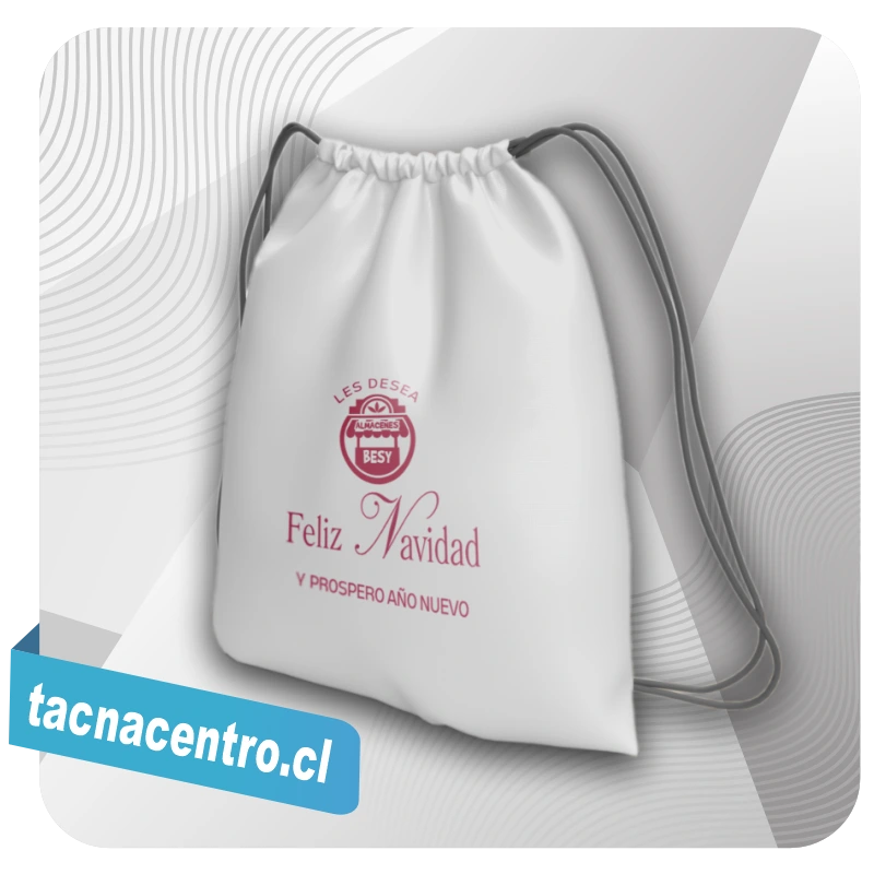 morrales tnt por mayor con logo estampado