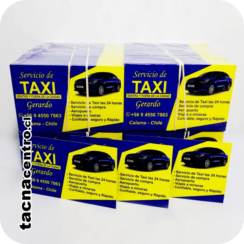 tarjetas de visita con diseño gratuito y personalizado chile