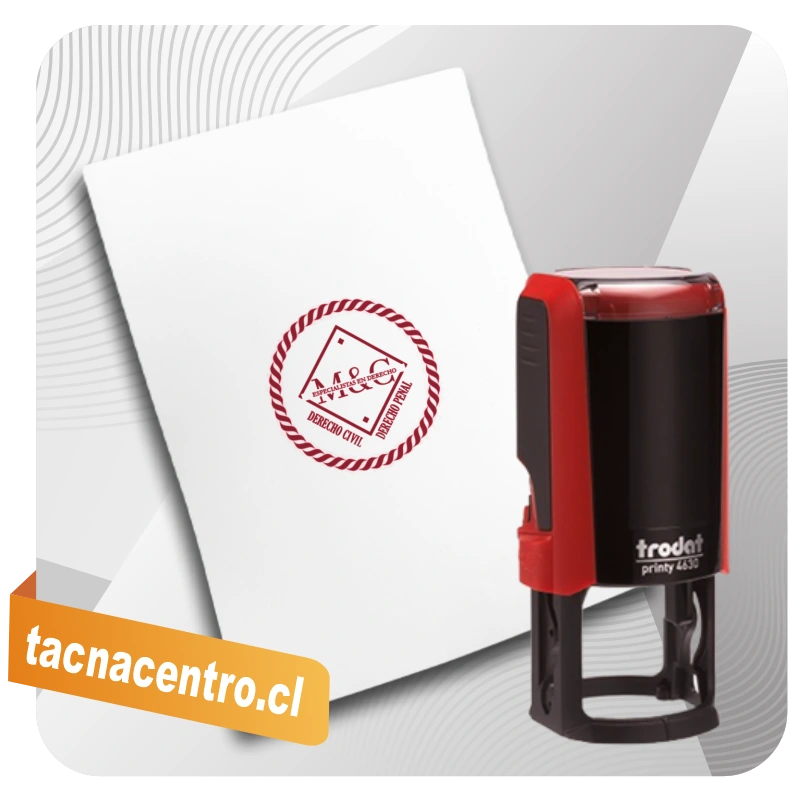 timbre automatico redondo por mayor chile