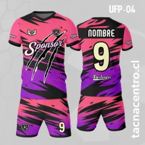 Uniforme de Futbol Garra rosado morado