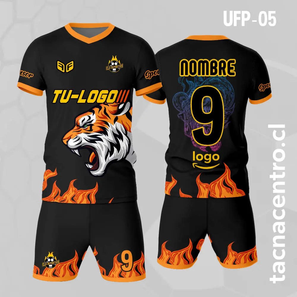 Uniforme de Futbol Tigre Negro