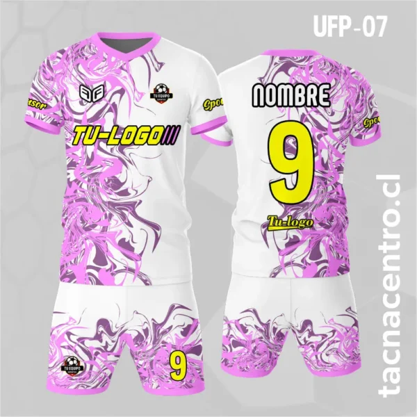 Uniforme de Futbol Humo Verde 2 Uniforme de Futbol Humo rosado