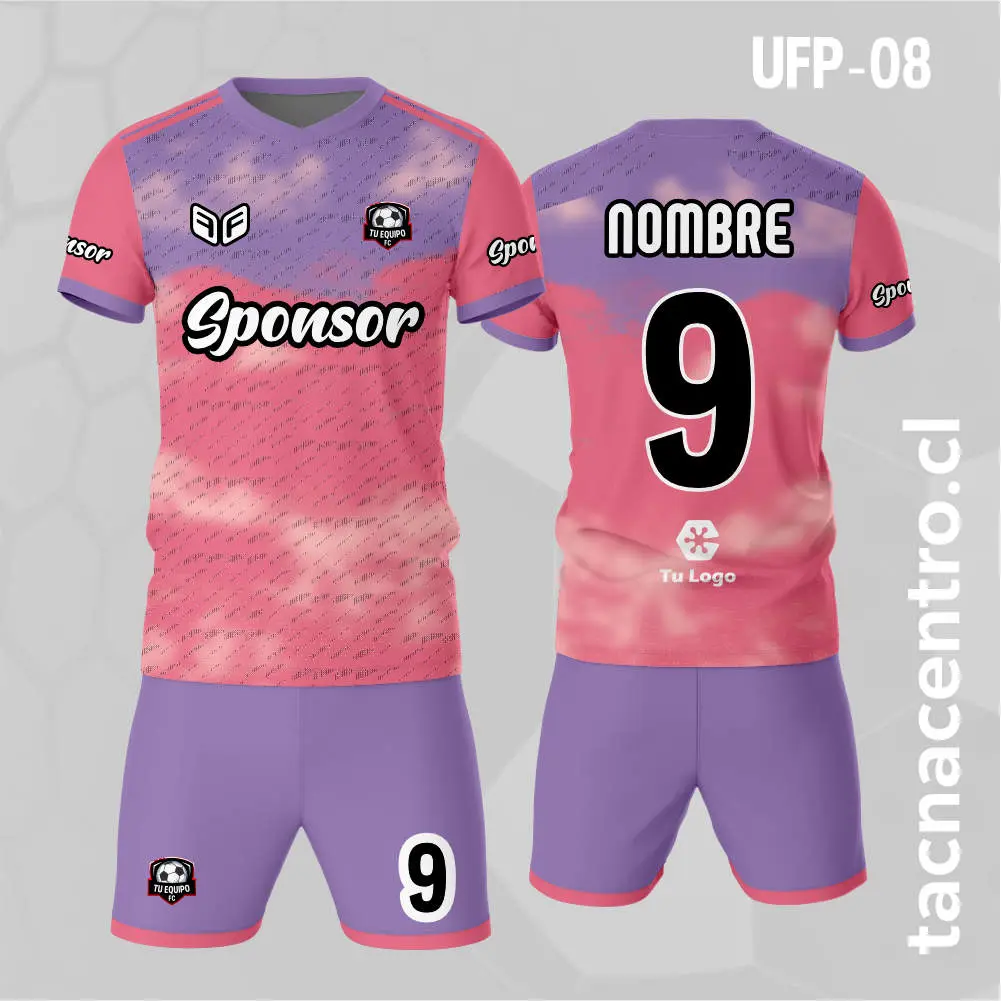 Uniforme de Futbol Lila Rosado