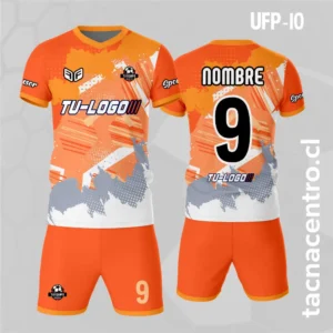 Uniforme de Futbol naranja blanco