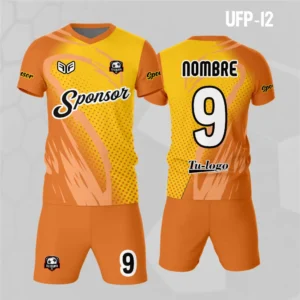 Uniforme de Futbol naranja amarillo