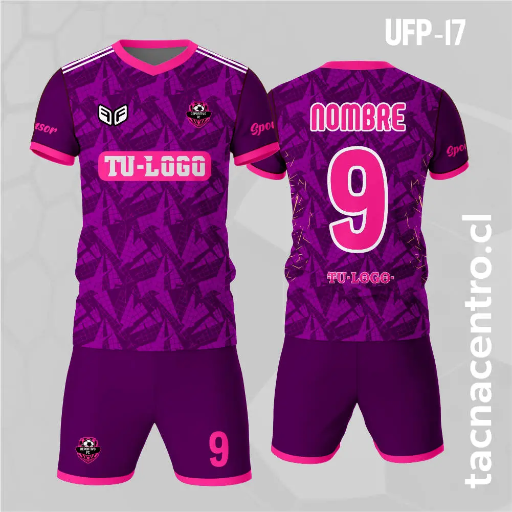 Uniforme de Futbol Morado Rosado