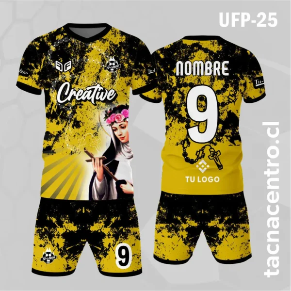 Uniforme de Futbol Santa Rosa Lima 2 Uniforme de Futbol Santa Rosa Lima amarillo