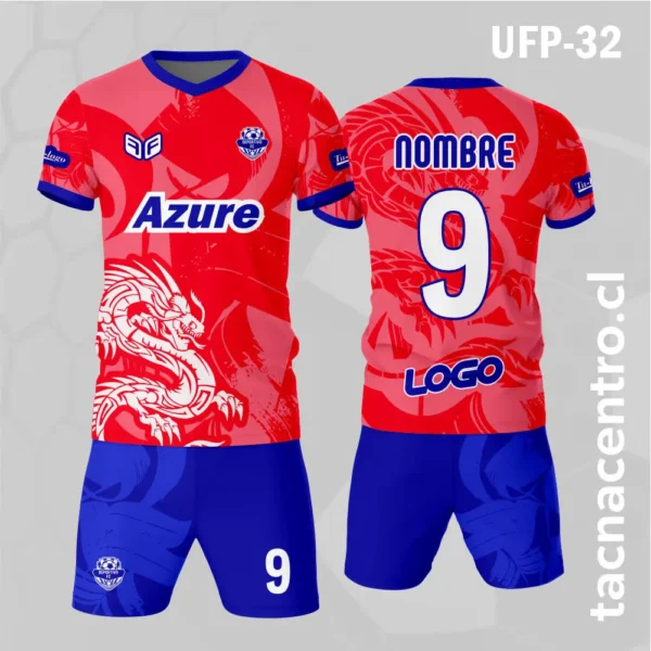 Uniforme de Futbol Amarillo Dragon 2 Uniforme de Futbol rojo Dragon