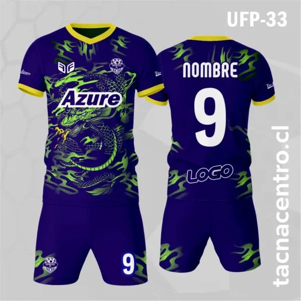 Uniforme de Futbol Dragon Azul 1 Uniforme de Futbol Dragon Azul