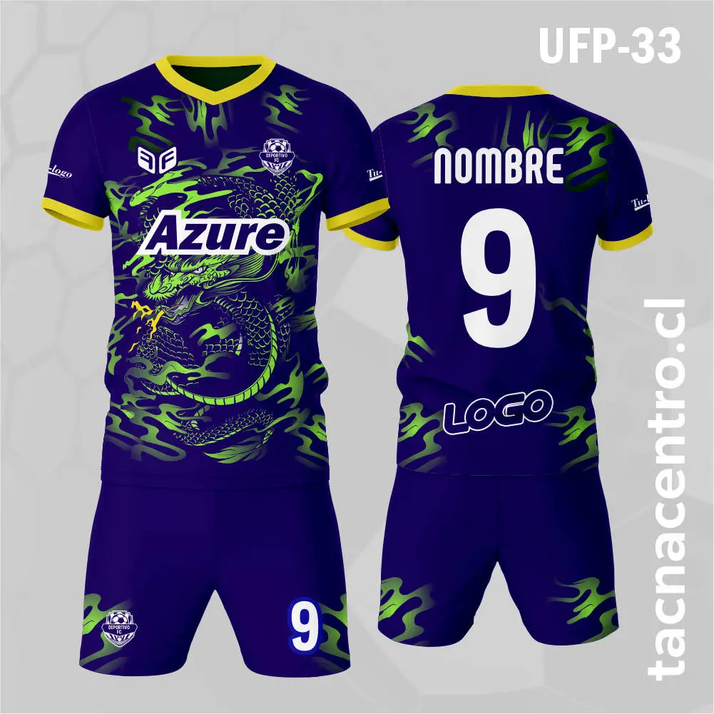 Uniforme de Futbol Dragon Azul