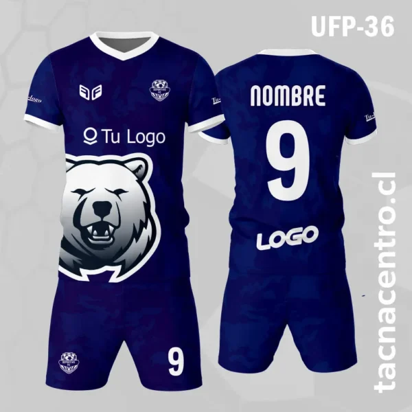 Uniforme de Futbol Oso Azul 1 Uniforme de Futbol Oso Azul
