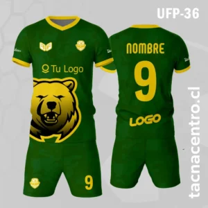 Uniforme de Futbol Oso verde