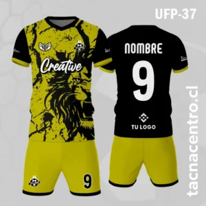 Uniforme de Futbol Amarillo Leon Negro