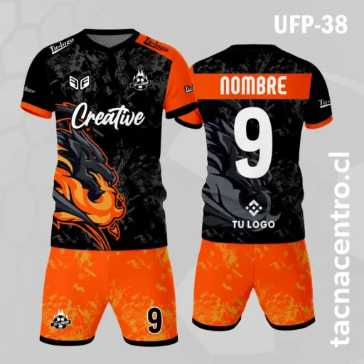 Uniforme de Futbol Negro Dragon Fuego