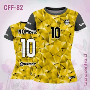 Modelos de Camisetas de Futbol Femenino 84 Camiseta de futbol femenino Pirámides amarillas