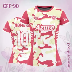 Camisetas de Futbol para Mujeres 15 Camiseta de futbol femenino Rosado con amarillo bebe