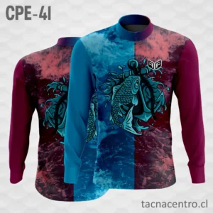 Camiseta de Pesca Ancla Doble Color