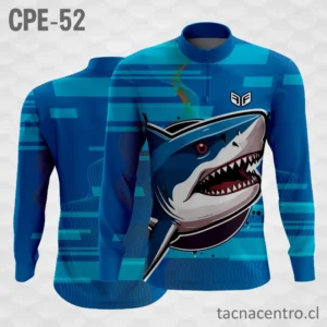 Camiseta de Pesca Tiburon Azul