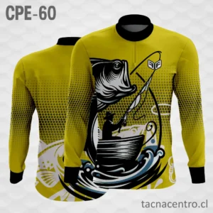 Camiseta de Pesca Pescador Silueta