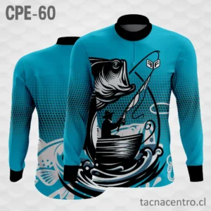 Camiseta de Pesca Pescador Silueta