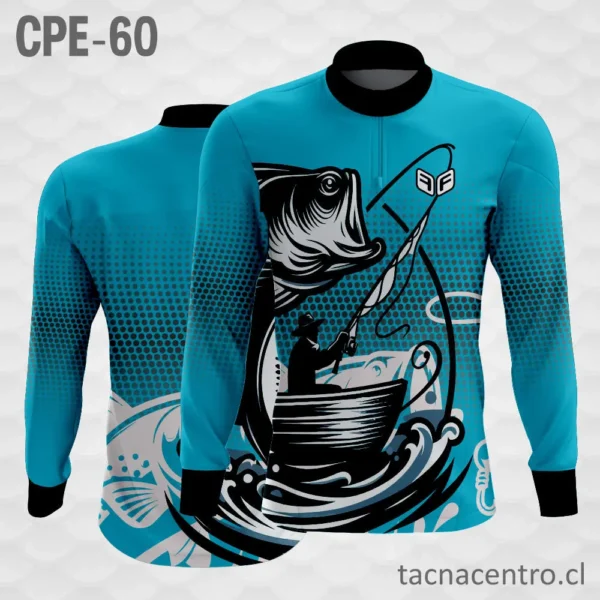 Camiseta de Pesca Pescador Silueta 1 Camiseta de Pesca Pescador Silueta