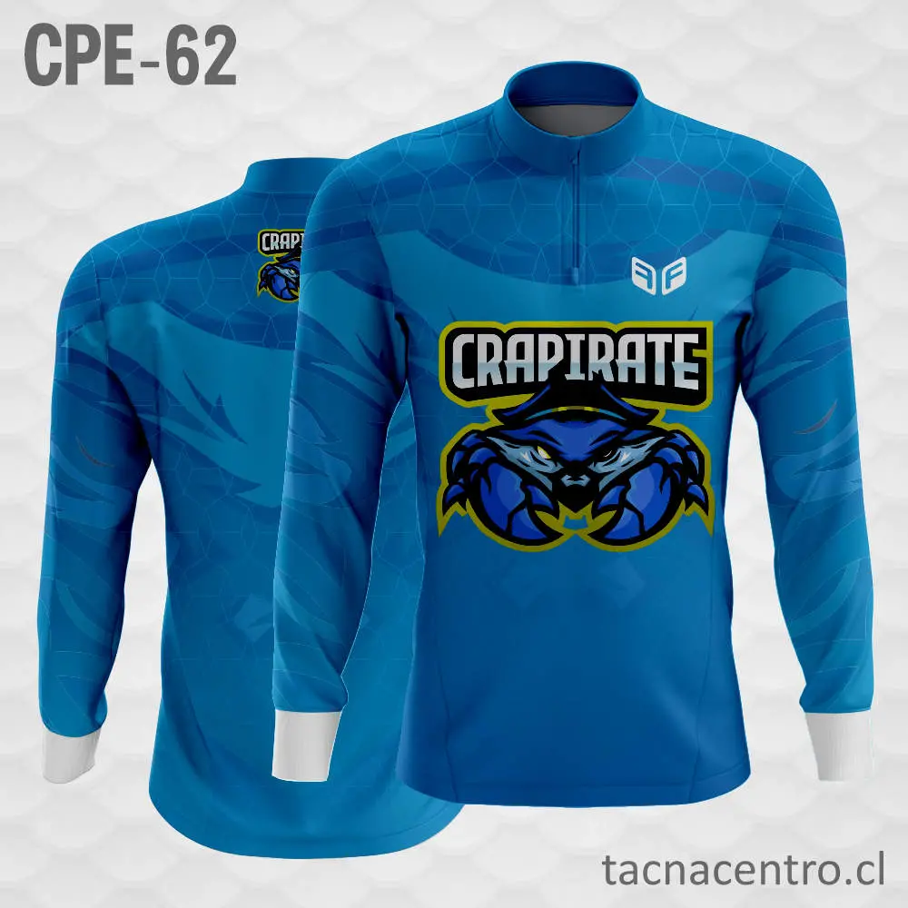 Camiseta de Pesca Cangrejo Azul